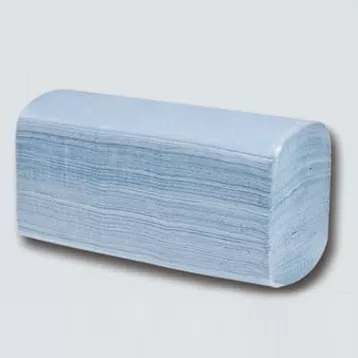 Handuk Tangan Z-Lipat Biru